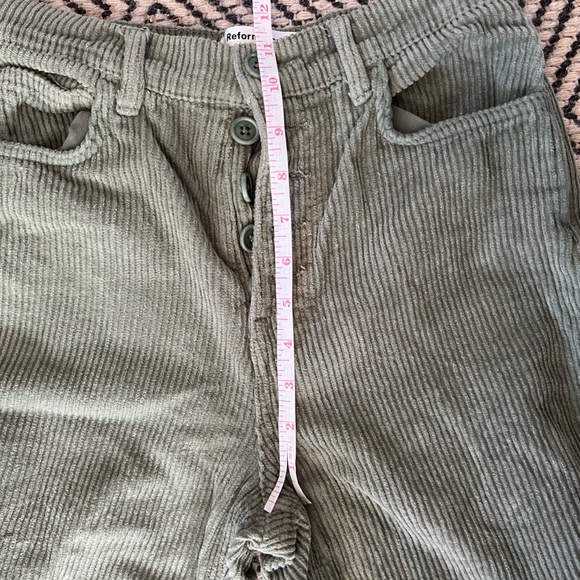 Cynthia Button Fly High Rise Straight Corduroy Pants - Picture 11 of 11